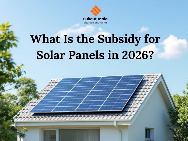 What Is the Subsidy for Solar Panels in 2026?